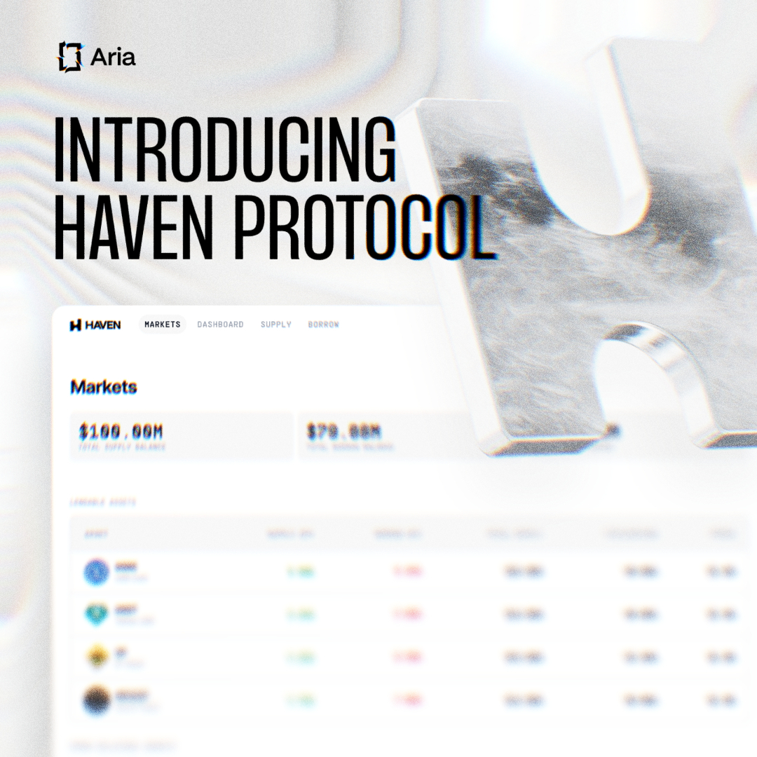 Aria_Protocol's tweet image. HAVEN Protocol: the institutional liquidity layer for IP RWA