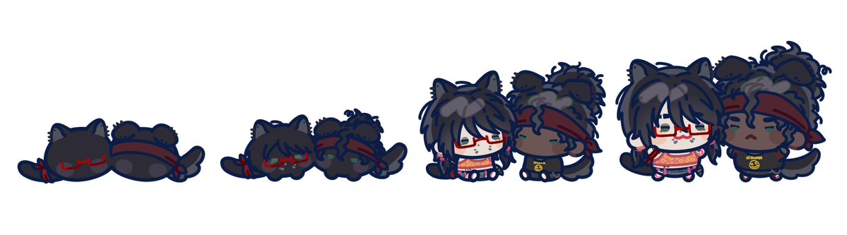 rookhunts's tweet image. [oc x cc] 

seven lawless ball oc 

art by @/malang on crepe

[#infamousif]