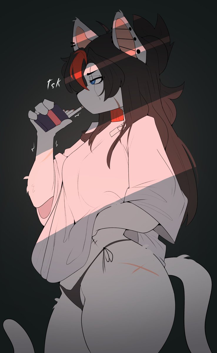 good new i drew something, bad news i used too much of my sleeping time TvT