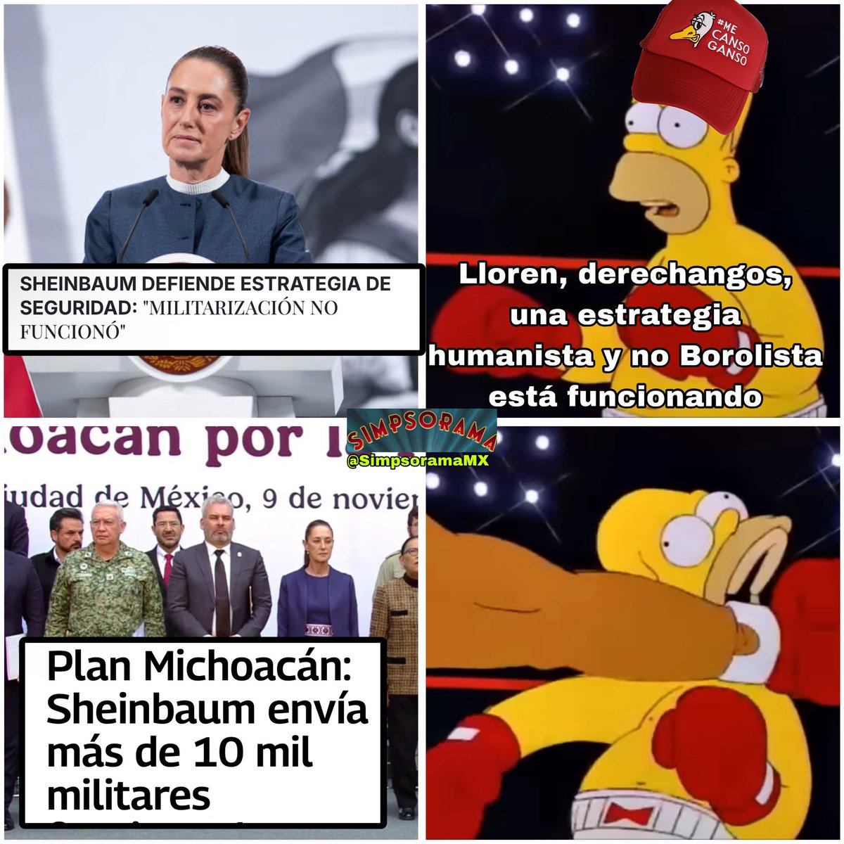 Qué duro y sin dignidad es ser chairo. Claudia Sheinbaum 4T Morena Michoacán Carlos Manzo militarización Ejército