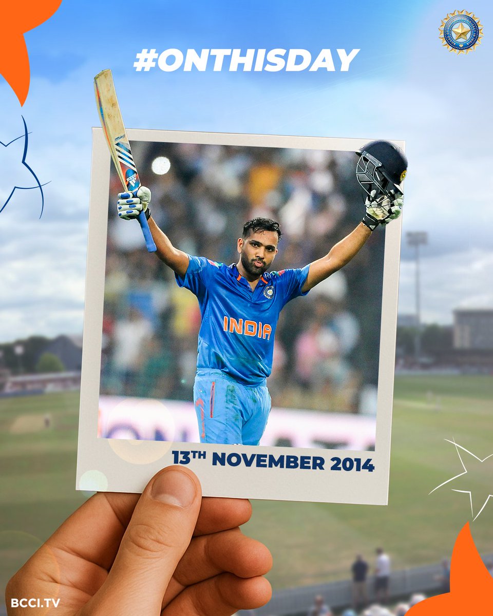 ✨ आज के दिन 2014 में Hitman Rohit Sharma ने कुछ ऐसा किया जो आज तक क्रिकेट इतिहास में कोई नहीं कर पाया, जहां बहुत सी बार वनडे में पूरी टीम 264 नहीं बनी पाती वहां इस अकेले आदमी ने 264 बनाकर इतिहास रच डाला !!

वनडे क्रिकेट के इतिहास में रोहित से महान बैटर आज तक कोई नहीं हुआ 👏🏻 #OTD