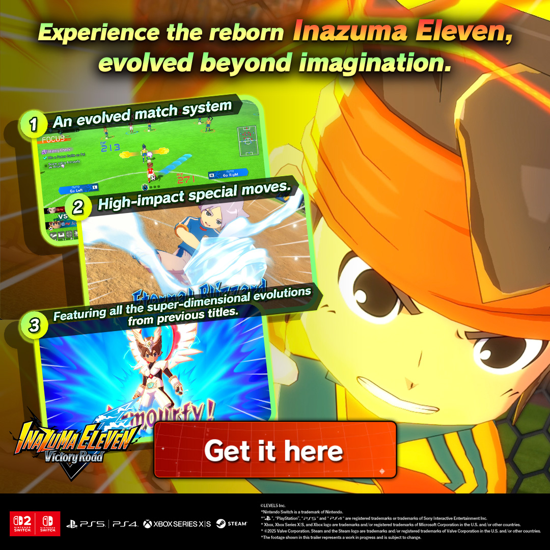 Play evolved super-dimensional soccer! Inazuma Eleven Heroses