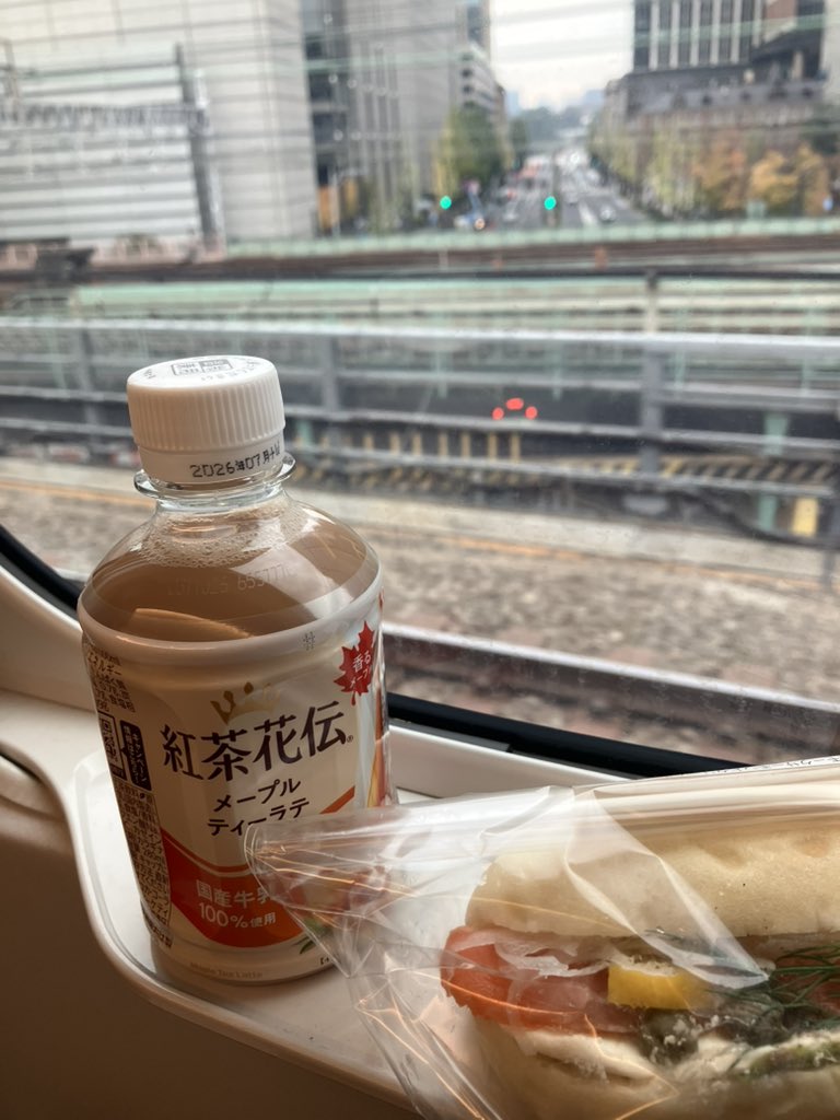 出張。新幹線だいすき🚄