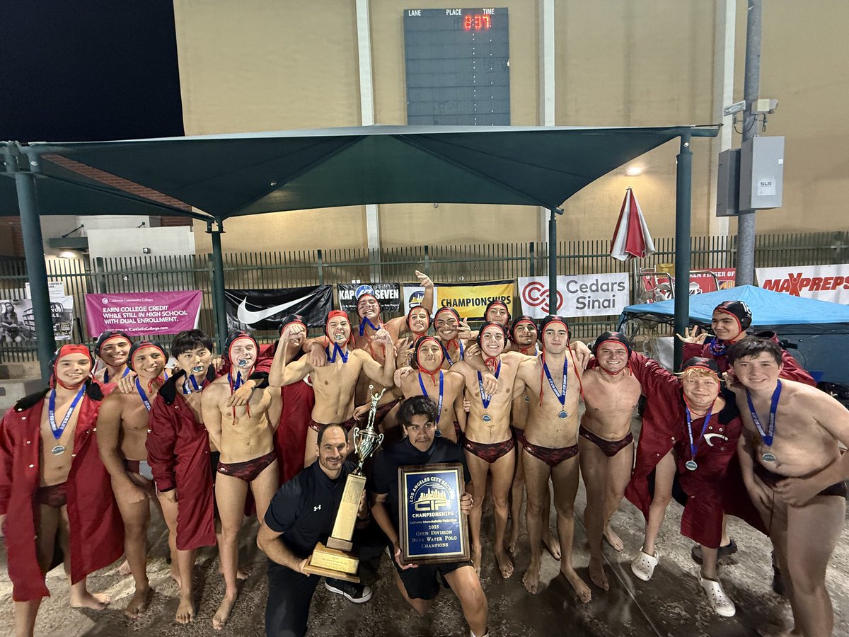 🎉Congratulations🎉
The 2025 CIF Los Angeles City Section Open Division Boys Water Polo Champions
Cleveland High School!