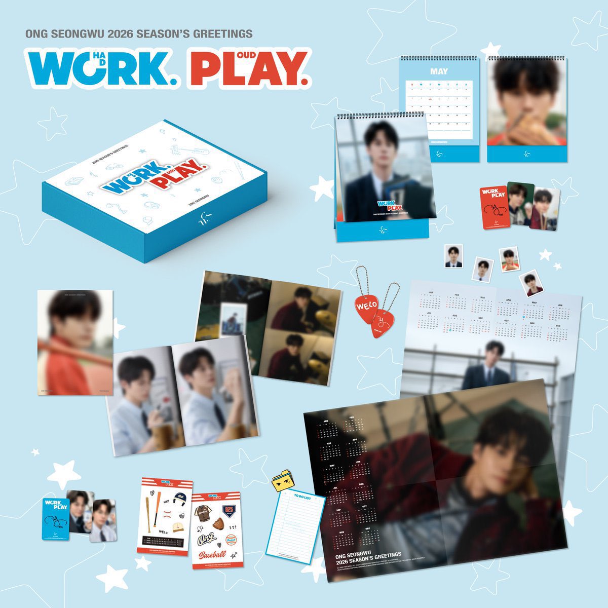 MyMillionStars's tweet photo. ꒰ pre-order ꒱ ONG SEONGWU 2026 SEASON’S GREETINGS <WORK HARD, PLAY LOUD>

📆 1,140฿ (เก็บ2รอบ)  
` รอบแรก : ค่าสินค้า 
` รอบ 2 : ค่าส่งทั้งหมด (เก็บตอนของถึงไทย)  

❌ ปิด 16/11
🚚 webเริ่มส่ง 22/12
  ✈️ ส่งกลับ Air

สอบถาม สั่งซื้อ dm 
#ตลาดนัดWELO #ตลาดนัดวีโร #ตลาดนัดองซองอู https://t.co/dTfYroojmL