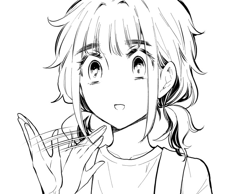 流河ちゃんはいろんな表情が描けて楽しい…☺️ 