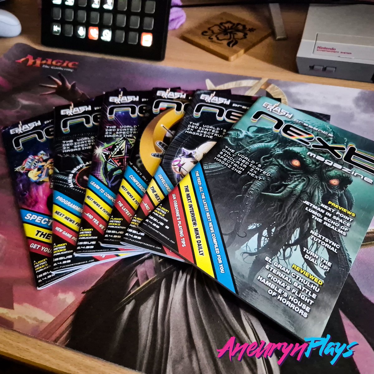 AneurynPlays's tweet image. MAGAZINES!! I recently started getting Next Magazine, a magazine dedicated the ZX Spectrum Next and I&apos;ve been really enjoying it, so I bough a bunch of the back issues! They&apos;e all arived except one (Thanks Royal Mail)!

#ZXSpectrumNext #RetroPC #RetroGaming #FusionRetro