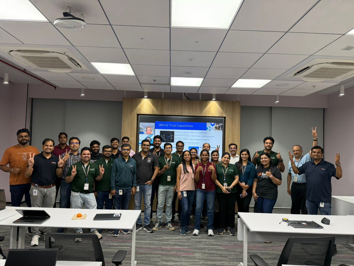 gautamsghosh's tweet image. A fun and insightful #IBMZDay2025 watch party with the team at @BMCSoftware  office! 🎉🤝

Loved the sessions on #AI #modernization, and #mainframe innovation. 💡🚀✨

#BMCAMI #BMCAMIAssistant #MainframeTransformation #GenAI #OperationResilience #DevOps #Security #DataManagement