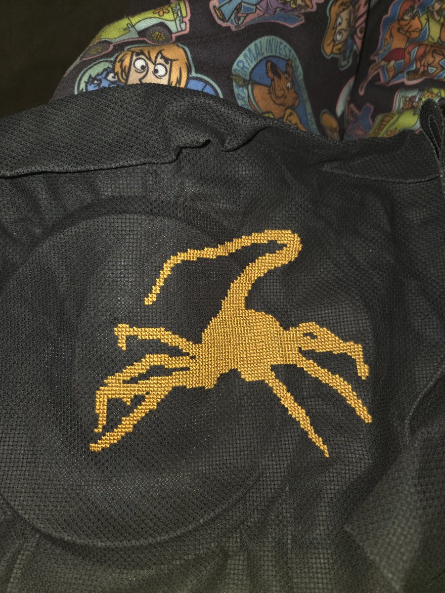 Justinpnn65's tweet photo. Finally finished the face hugger. Now to work on the free hugs part!!
#crossstitching #crossstitch #stitch #stitching #needlework #horrormovies #alien #aliens #zenomorph #facehugger https://t.co/N2HhcLBRKu