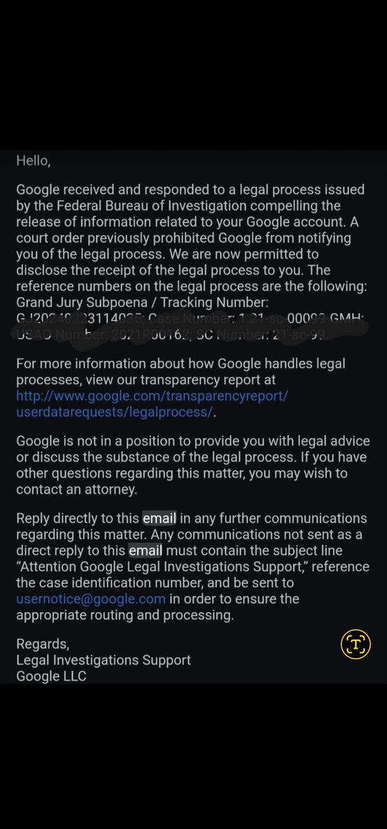 <a href="/RepLuna/">Rep. Anna Paulina Luna</a> Where's my $500,000???? My freaking gmail was subpoenaed because MY HUSBAND WAS A J6 DEFENDANT!!!! NOT ME!!!!  And I didn't find out about this until late in 2024 while my husband was in prison pretrial!!!! My husbands J6 case was completely dismissed with prejudice after he