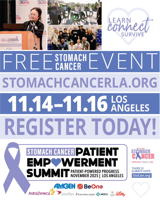 StoCANcer's tweet image. The official agenda is here for this weekends 4th Annual Patient Empowerment Summit! It’s not too late to register and join us in person.

👉 Register: StomachCancerLA.org

Check out the agenda: stocan.org/wp-content/upl…