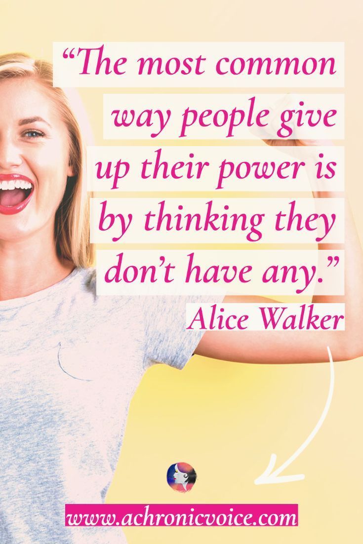 AChVoice's tweet image. "'The most common way people give up their power is by thinking they don’t have any.' – Alice Walker." And don't forget – sometimes a small act of #kindness or a #gentle word can be the catalyst for #positive #change. For more #quotes, visit: buff.ly/fp7dYT0