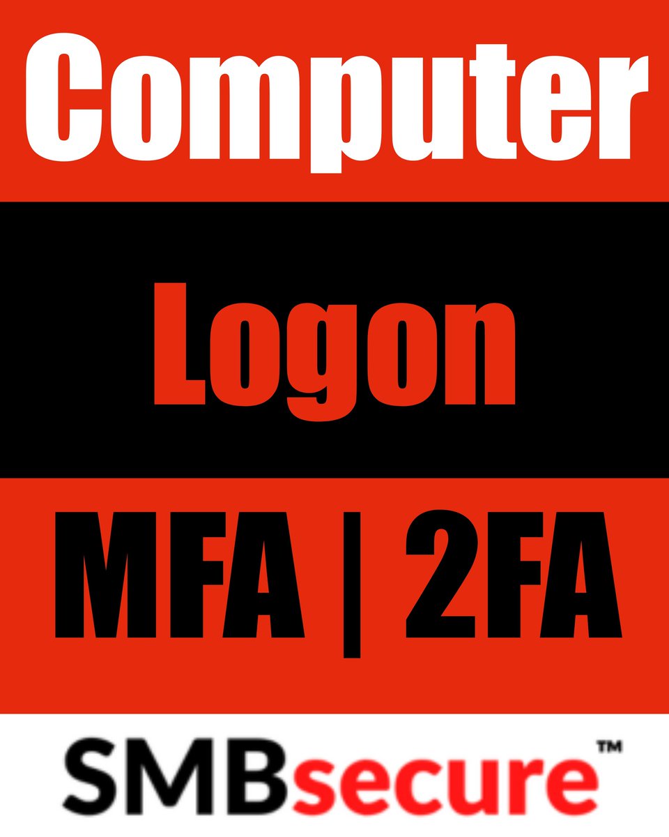*Attackers Don't Hack In, They Log In!*

Doing desktop #MFA can save your business against a Ransomware Attack, yet it's not often done. Many focus on Cloud Accounts &amp; Microsoft Accounts BUT few implement machine-level MFA.

Get in touch to discuss.
smbsecure.co.za