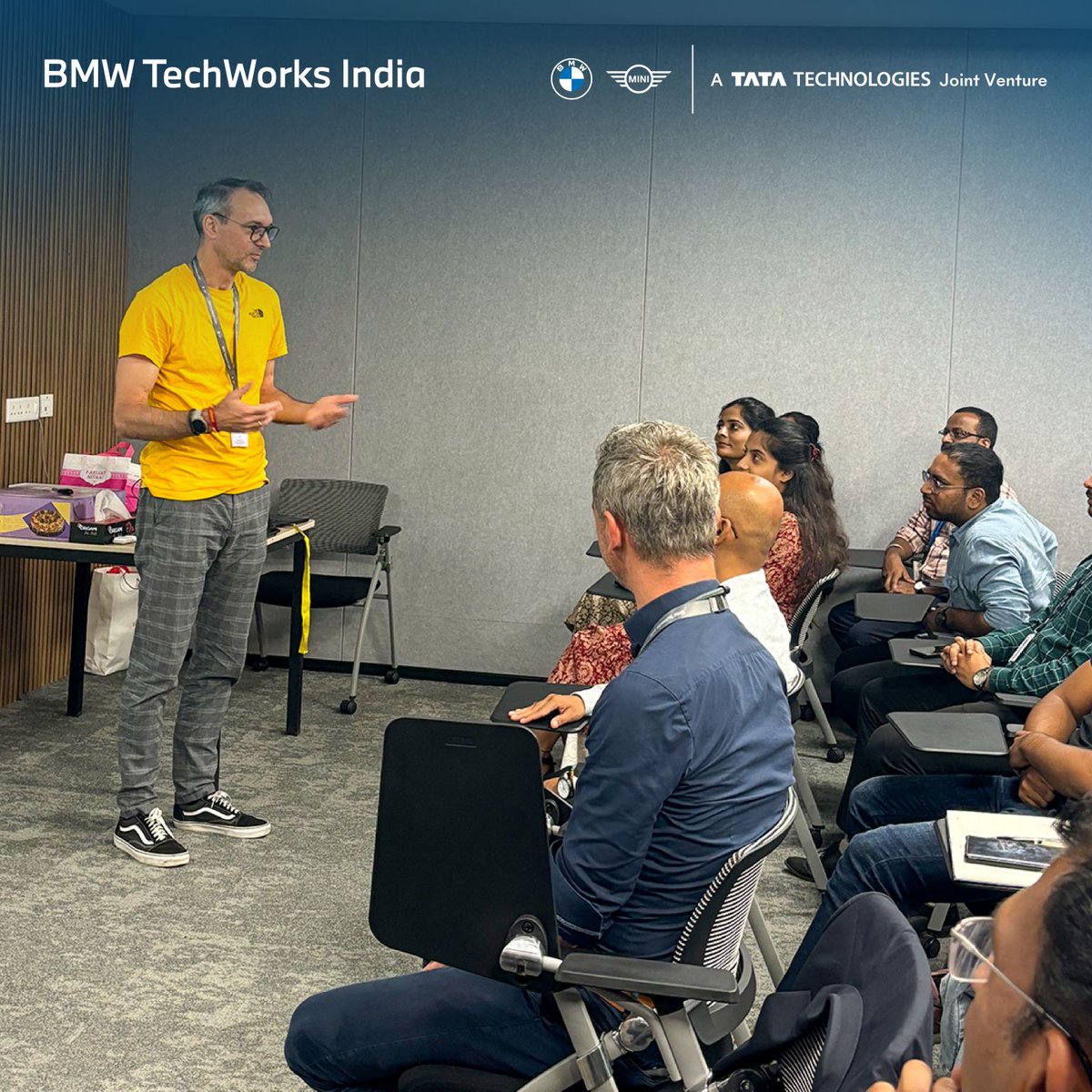 BMWTechWorksInd's tweet image. When minds align, innovation moves faster.
It was great hosting Timo Endres and Thomas Zink at BMW TechWorks India, #Pune, for deep dives into Software Factory initiatives ,from CI Zuul to the BTI Zuul community.
#BMWTechWorksIndia #SoftwareFactory #ZuulCommunity #CIInitiatives