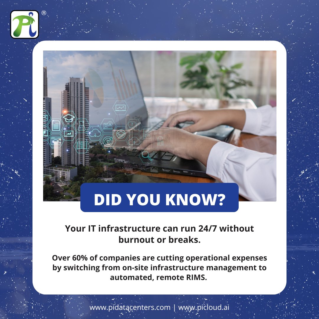 Pi_DATACENTERS's tweet image. At Pi Datacenters, we don’t just promise uptime, we engineer it.

Empower your teams to focus on innovation, while we handle the infrastructure backbone that keeps your business running.

Still relying on traditional on-site management?

Learn more: picloud.ai/managed-servic…