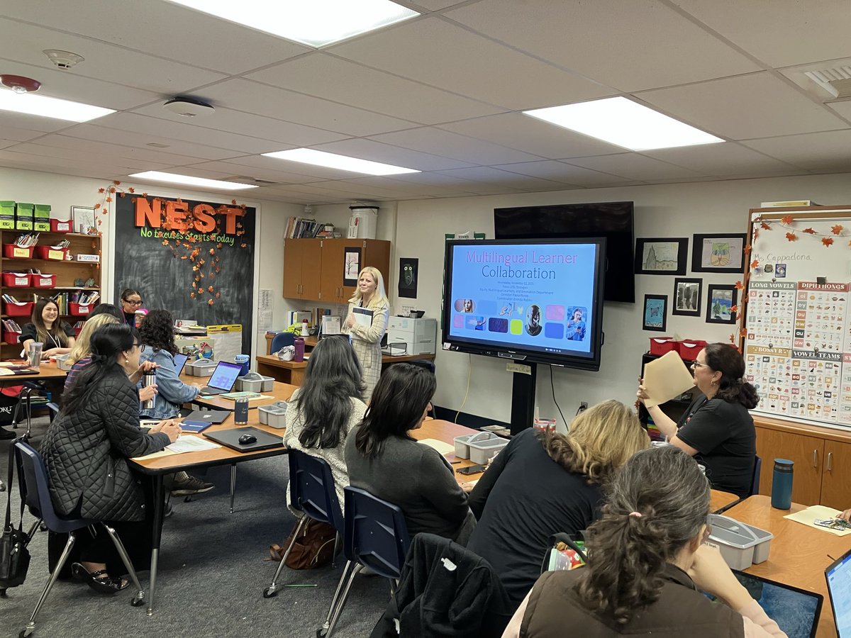 Supporting our LTELs through capacity building. We have a lot of work ahead of us , not where we need to be, but we are also not where we used to be . #OneDay @ a time ! TY SBUSD educators for engaging in learning today ! <a href="/SBUSD_NEWS/">SBUSD NEWS</a> <a href="/RMontielPamela/">Pamela Reichert-Montiel</a> <a href="/Supt_SBUSD/">Jose A. Espinoza</a> <a href="/Brenda03Robles/">BrendaRobles</a>