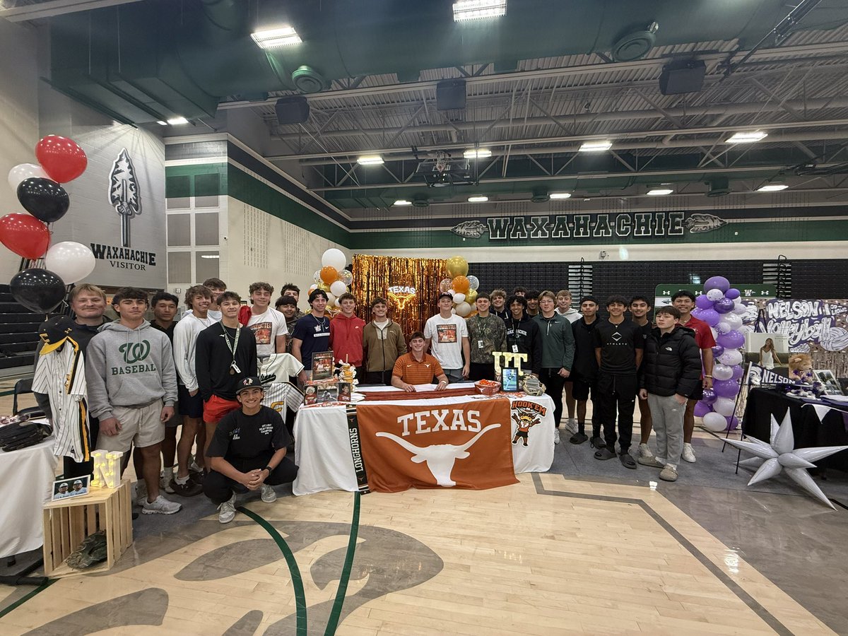 HachieBall1909's tweet image. 2025 Signing Day! Couldn’t be more proud of @Jaxrobinson11 (University of Texas) and @chase_pearrow (Navarro College). Both of these guys work so hard and deserve every bit of recognition and success they have! Congratulations!! @RBI_Club @WaxahachieISD @hachiesports