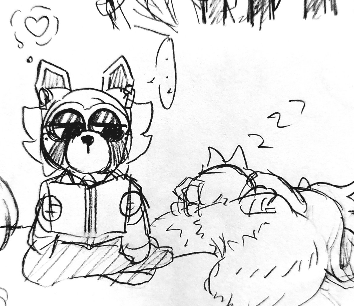 Danmonca7's tweet image. There&apos;s nothing better than sleeping on Ryder Page&apos;s big, fluffy tail

(Harry Hunt X Ryder Page)

#piggyroblox #piggyfanart