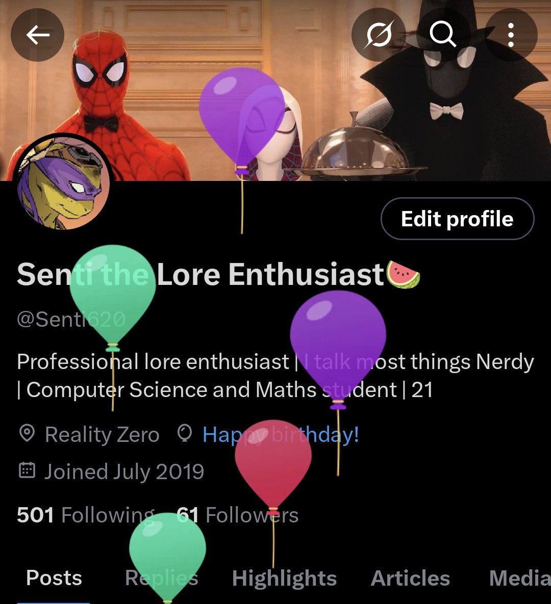 Senti620's tweet image. It's my 21st birthday 🧓😅
Time really flies huh. 

Out of everyone who has ever lived, about 1 in 3 people reached the age of 21, so it's definitely a blessing if you ask me🤔

Here's to another year filled with positivity, health, joy and success🫡