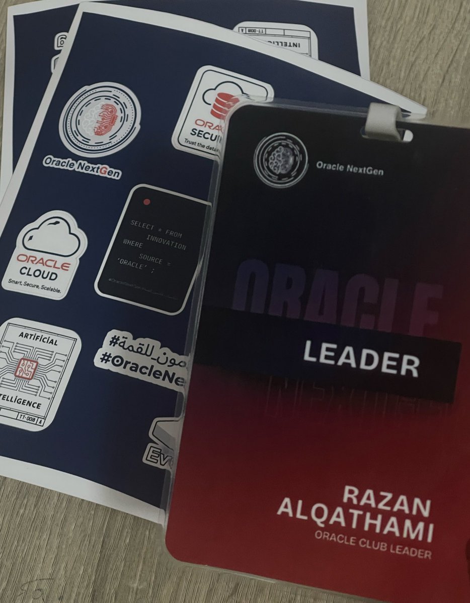 Ra9i4's tweet photo. الحمدلله، انتهى معرض الذكاء الاصطناعي بأيام استثنائية ✨
فخورة بأعضاء نادي Oracle، كل واحد منكم ترك بصمته بهذا الحدث
وبأول ظهور، أثبتّوا بداية قوية ومليانه إنجازات 🦾
The Event is over, yet the best MOMENTS will ALWAYS stay with me 🤍
#الحاسبات_قادمون_للقمة
#OracleNextGen https://t.co/zpELJgpH5x
