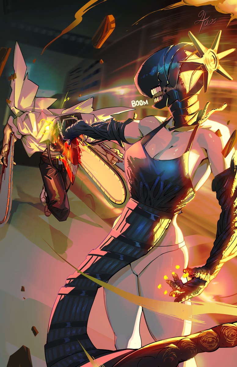 bobsummoner_'s tweet photo. Jane Doe was on repeat while I put together this bomb devil and chainsaw piece
#chainsawman #reze #csm #チェンソーマン #art https://t.co/xd9ESfPPkj