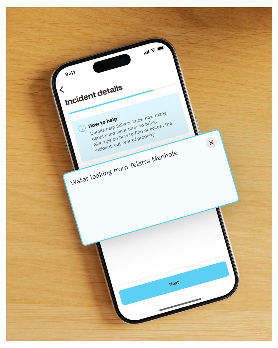 SnapSendSolve's tweet image. Want AI suggestions? Add the details. ✏️

Our new Snap with AI only kicks in when you include both a photo and a description. It’s a small step that unlocks smart suggestions and gives Solvers the context they need to get things Solved faster.

#SnapWithAI  #SmarterSnaps