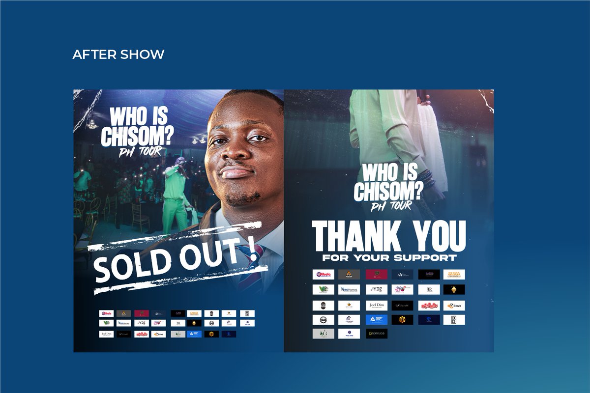 ade_visuals's tweet image. Event Branding for Mc Monica Live In Port Harcourt. Tagged "WHO IS CHISOM"

Check out the full design here: behance.net/gallery/238467…

Branded by me
#eventbranding #event #graphic #design