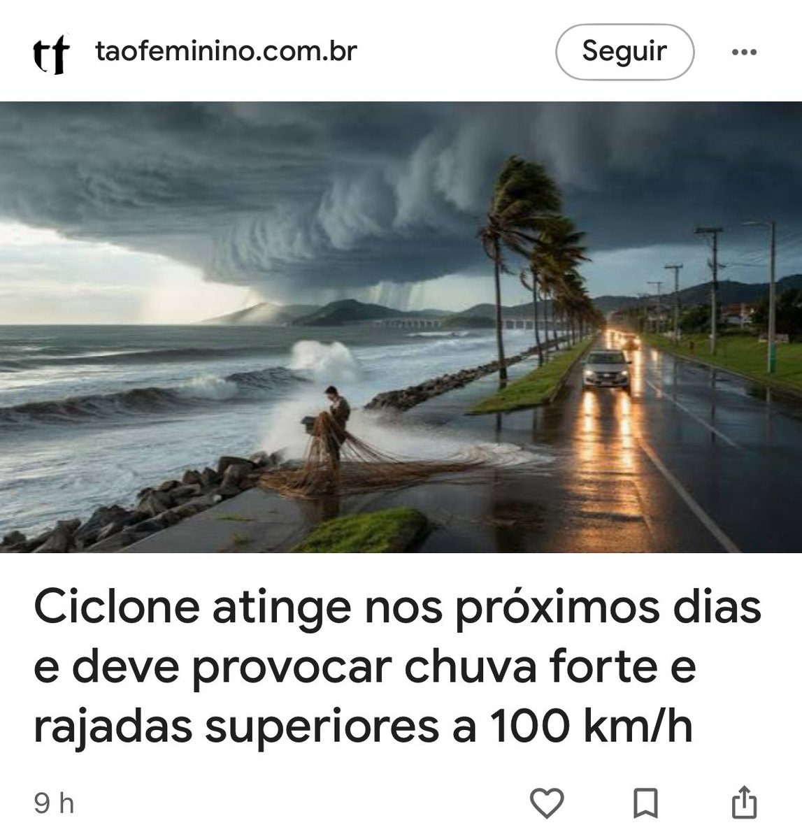metsul's tweet image. Gente, deixa a gente comentar uma coisa que é absurda e que vem ocorrendo. O @googlebrasil tem exibido em seu feed de notícias chamado Discover toda a sorte de notícias meteorológicas anunciando fenômenos extremos que não irão ocorrer. 

São publicações na maioria de sites sem…