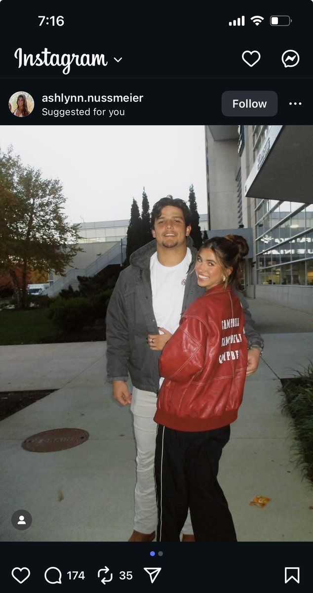 BanqLover's tweet image. Just realized Will Campbell is dating his college qb’s sister #dawg