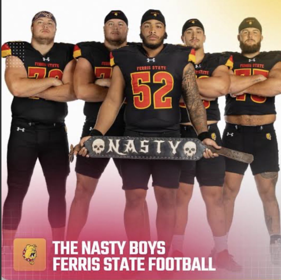 PrzytulaSa46848's tweet photo. Blessed and excited to receive my first offer from Ferris State University. 🔴🟡#GoDawgs @CoachDrewBurton @CoachAnnese @Coach_Rock @GSDathletics @CoachJGendron @CoachSweany @TheD_Zone https://t.co/1lfpD2hjvx