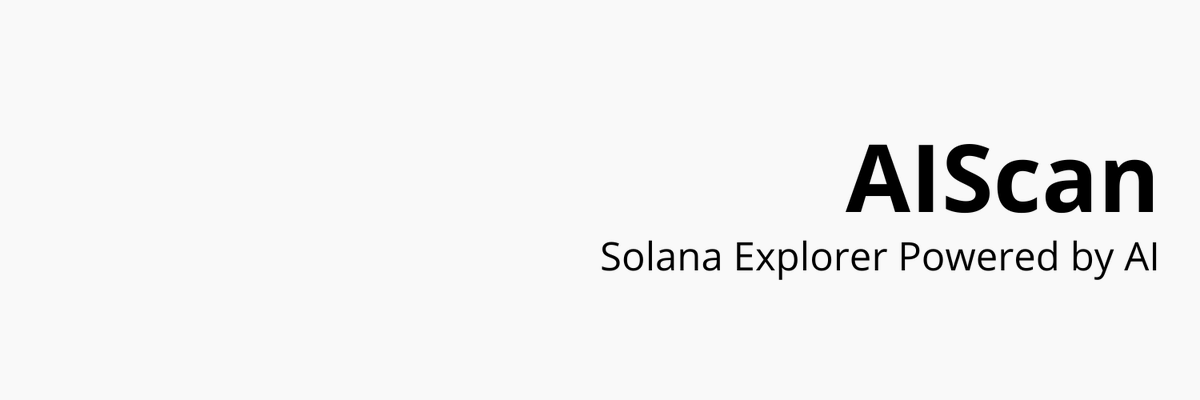 AIScanSolana's tweet photo. Why still use legacy blockchain explorers like SolScan?

Introducing AIScan: a solana native blockchain explorer powered by AI. 

- Find wallets in 1 click
- Map linked wallets
- Beat sol shufflers

Now available on https://t.co/IOCBM3VpWF https://t.co/vXyjKsgQuG