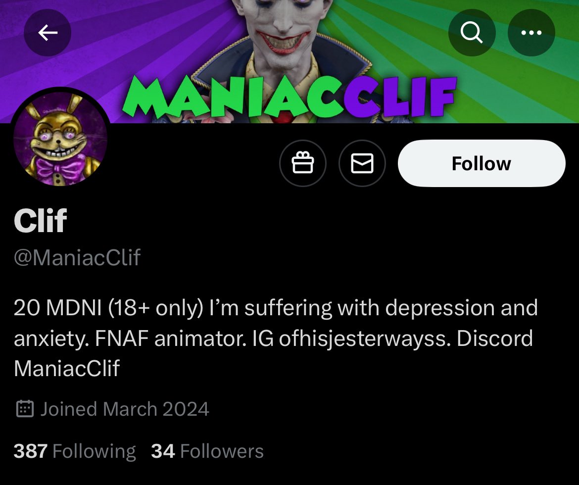 TheFilesReport's tweet photo. @/ManiacClif is a 20 year old male pedophile who has been around for far too long. I've come in contact with him almost a year ago to tell him to log off and to not message minors again. But it seems as if he didn't.

He is also homophobic, and the evidence will be below. https://t.co/zI7loJiuEW