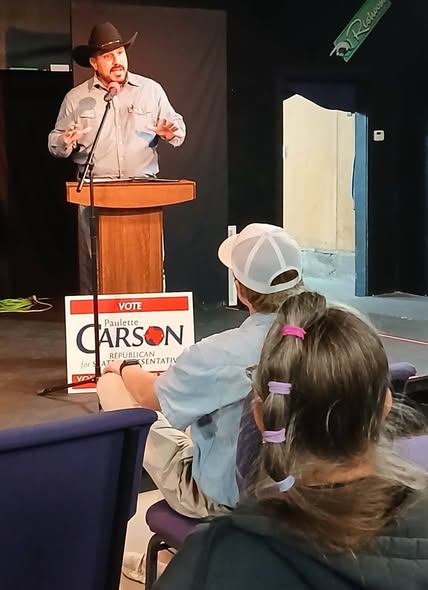 CarsonForTexas's tweet image. Huge thanks to Sal Baldovinos and the Concerned Citizens of Tyler County for hosting such a fantastic townhall in Woodville! 

I also enjoyed meeting Sam Haney, Board President of the Emporium Stage. Thank you, Sam!

#HD9 #CarsonforTexas #yourvoiceourtexas #txlege