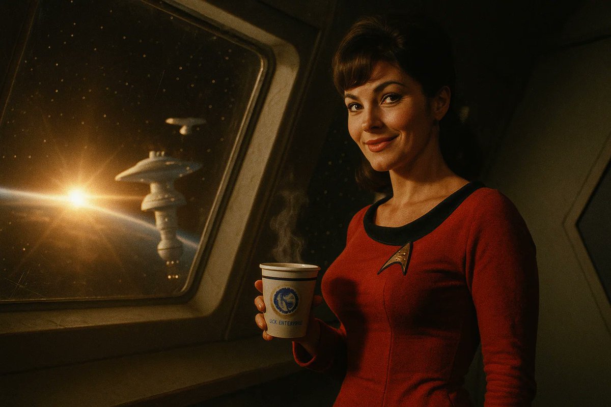 Good Morning🖖
It's a new day - Let's make the most of it!

#AIphotography #StarTrek