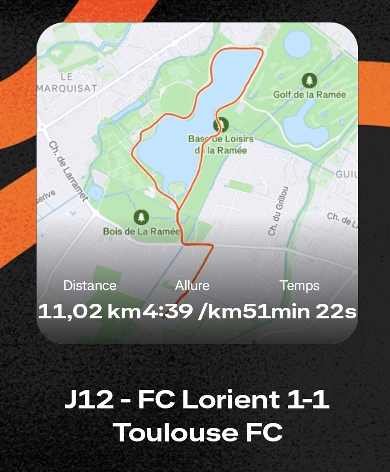 IramisGroundHop's tweet photo. J12 - FC Lorient 1-1 Toulouse FC
Pas de score le week-end prochain car week-end choc final pour la SaintéLyon
#FCLTFC #CoursLeScore https://t.co/k3VeRoLhWY
