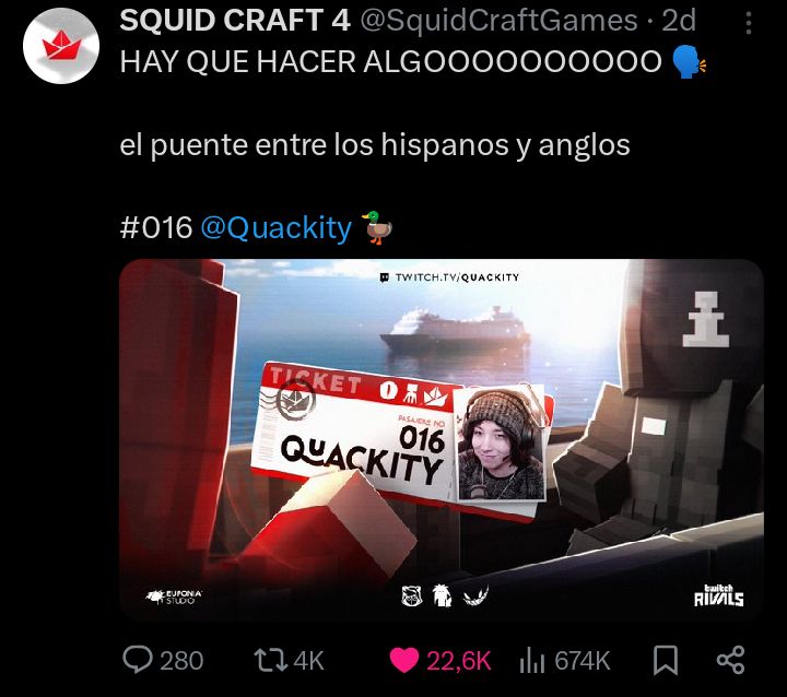 mrredbomb's tweet image. Esse squid craft promete 

Pq se não acontecer pelo menos uma briga, vai ser um MILAGRE 😨

#tubbo #SAPNAP #quackity  #Pectw