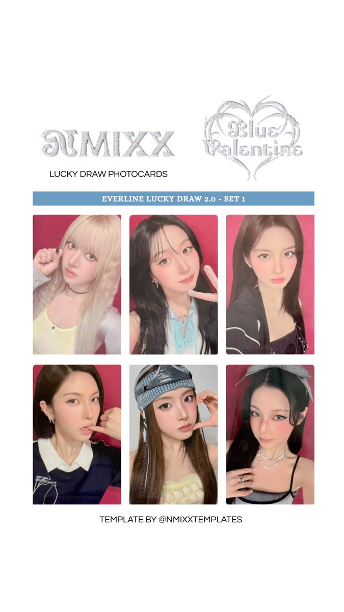 ᯓ☆ NMIXX (엔믹스) - Blue Valentine Everline Lucky Draw 2.0