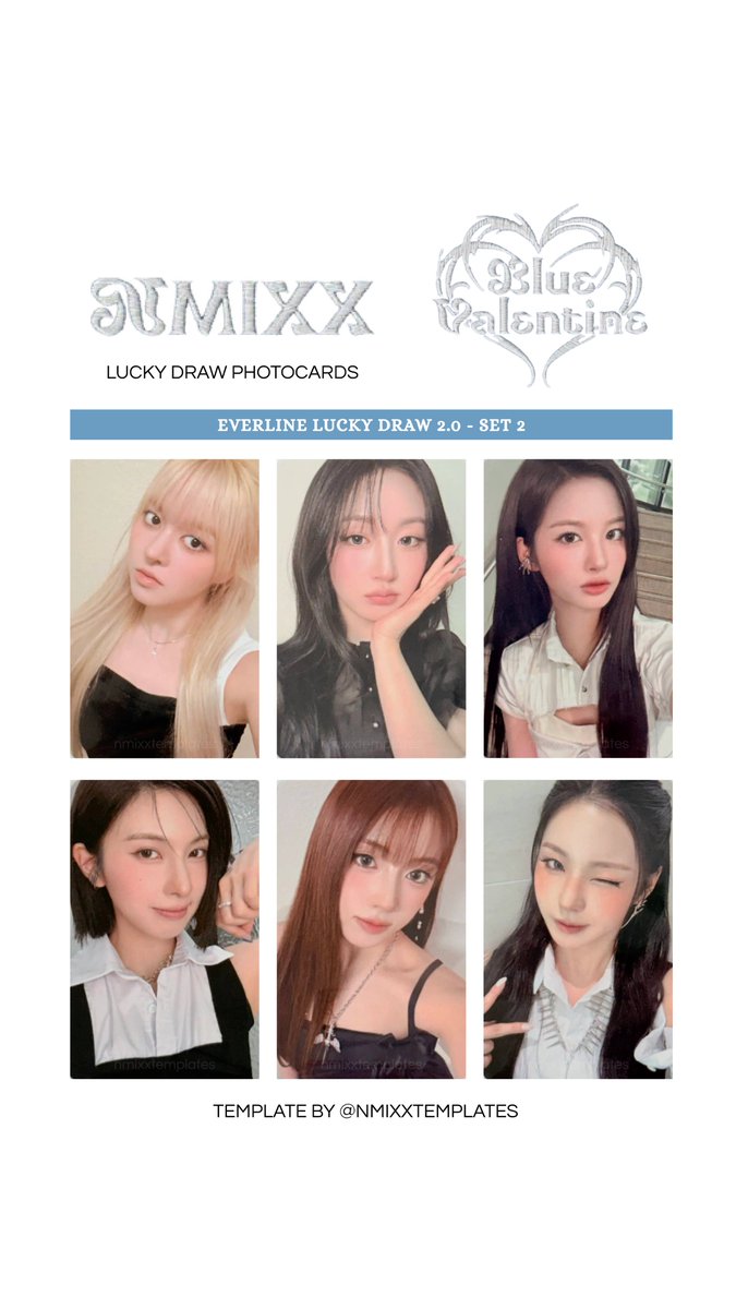 ᯓ☆ NMIXX (엔믹스) - Blue Valentine Everline Lucky Draw 2.0