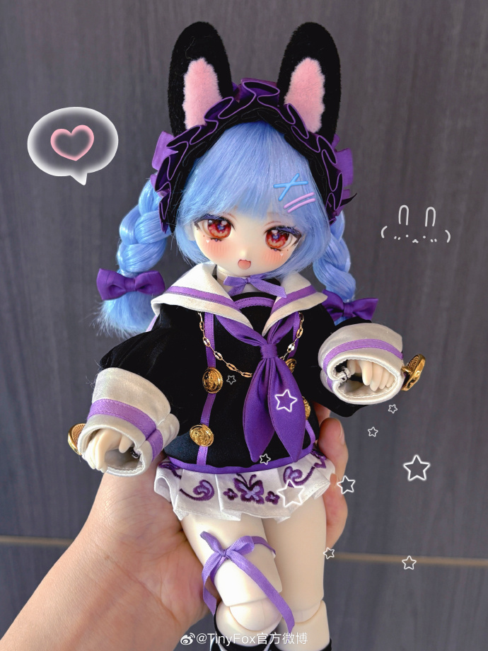 TinyFox #新作予告
かわいい～💙💜！！
#legenddoll #mjd #ドール