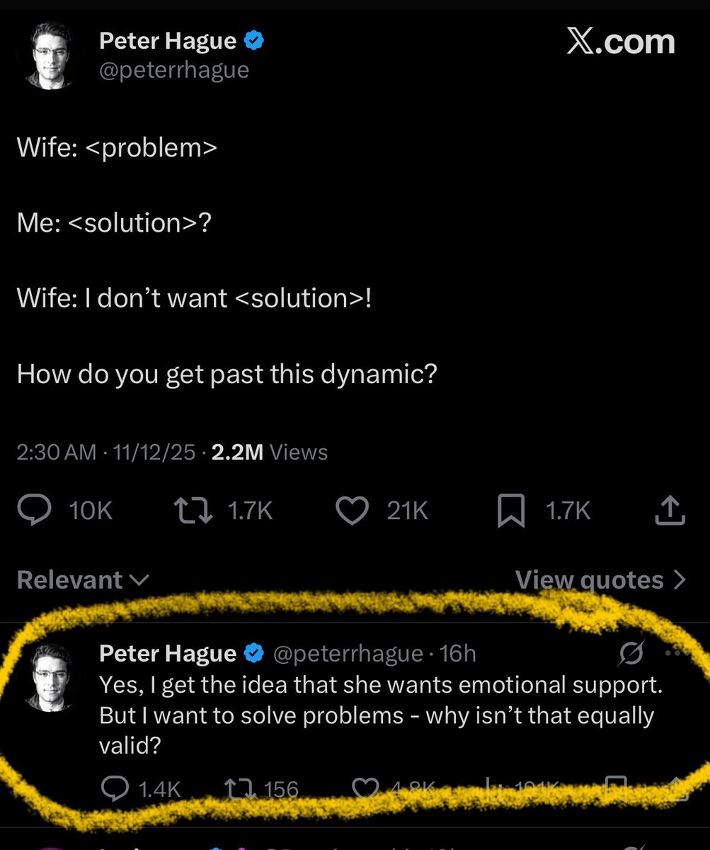 dissproportion's tweet image. People gave him the solution and he says “I don’t want &amp;lt;solution&amp;gt;!”