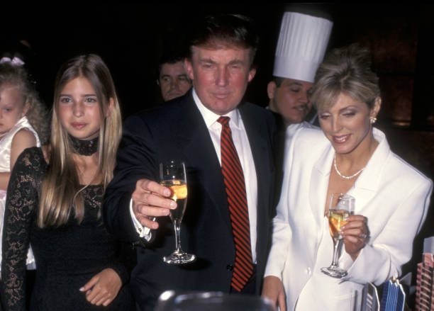 Mankosmash's tweet image. This is Donald Trump at his 50th birthday party. 

Absolute Chad. 

Now let&apos;s check in on Stephen King at 50... oh...