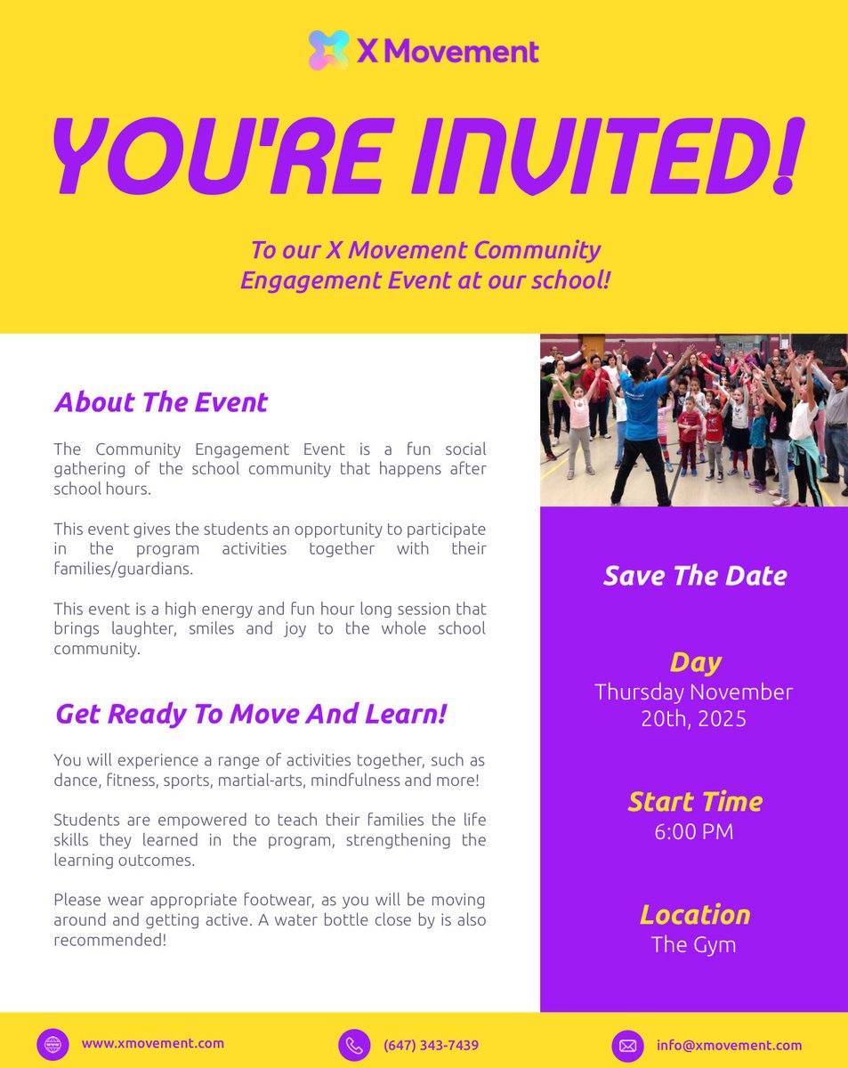 Don’t forget to RSVP your attendance at the most awesome family hour all happening next Thursday!