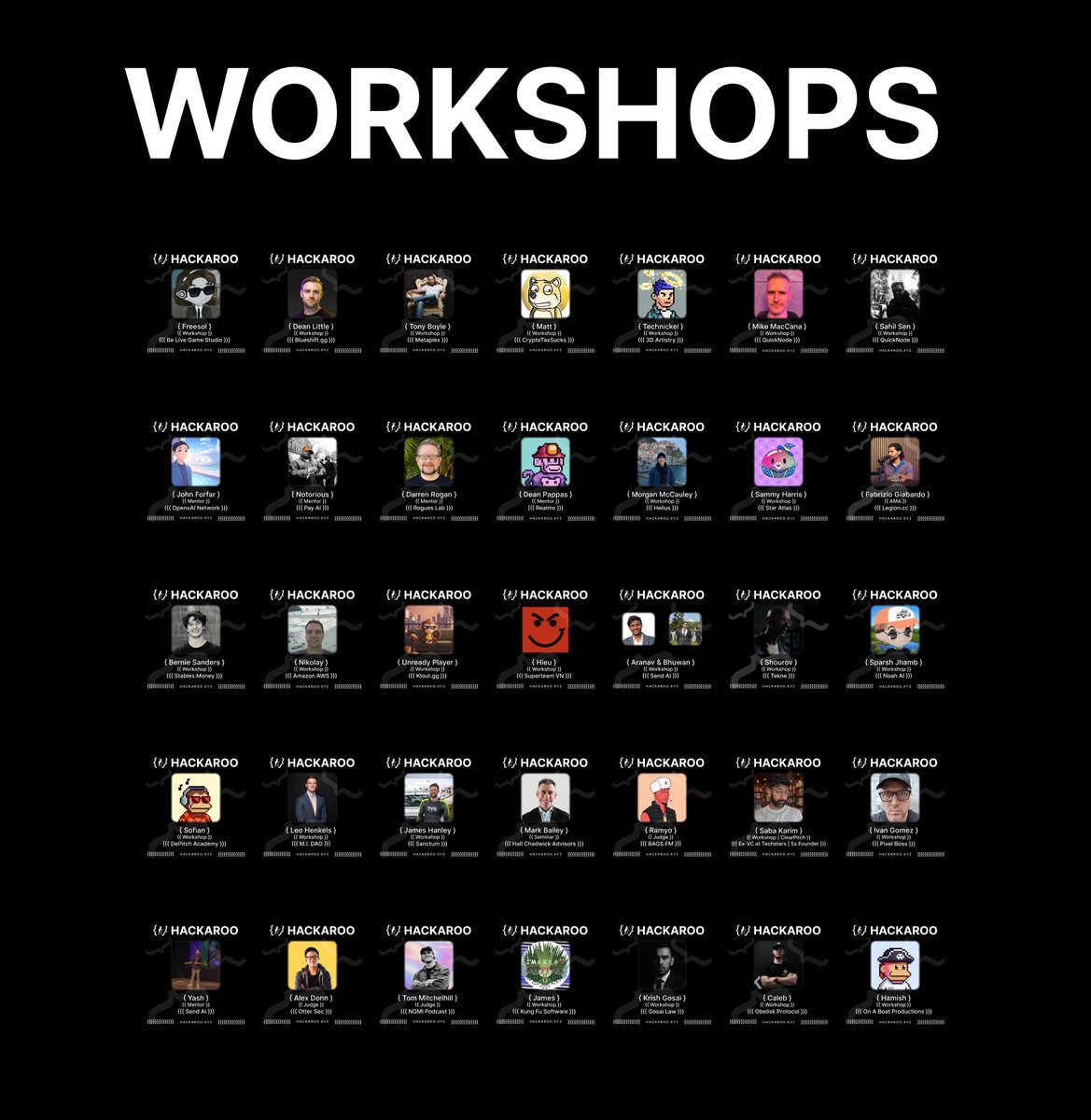 Reminder that SOLANA is the best place to build because, well because of this AMAZING people who supported <a href="/SolanaANZ/">Solana Australia / New Zealand | anzSOL</a> first ever community-run HACKATHON

YES! Over 35 legends and 24 workshops over 8 weeks

<a href="/FreeSolGamesDev/">FreeSolDev</a> 
<a href="/notorious_d_e_v/">Notorious D.E.V.</a> 
<a href="/tonyboyletweets/">Tony Boyle</a> 
<a href="/CryptoTaxSucks/">Crypto Tax Made Easy</a> 🇦🇺