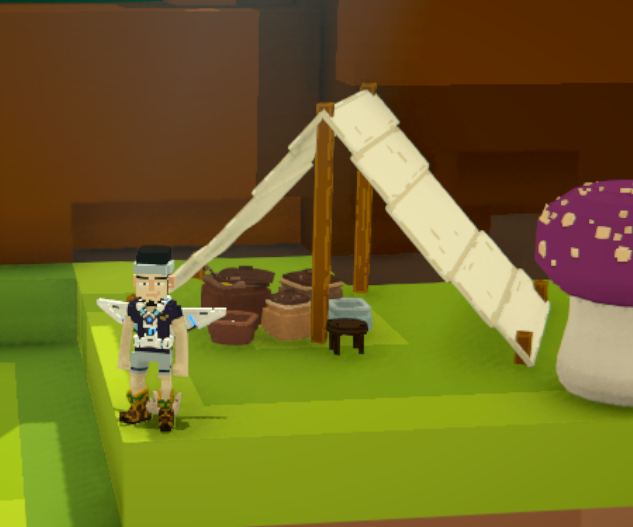 meta_gravity's tweet photo. Found the tent in the Alchemist Chaos! @TheSandboxGame  https://t.co/bGnyCAdJxF https://t.co/oojIXJQoop