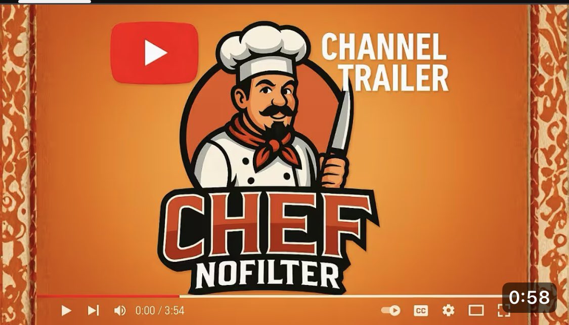 ChefNoFilter's tweet image. You ever wonder what really happens when a chef picks up a controller?

My new channel trailer: “What to Expect Watching ChefNoFilter” will tell you everything you need to know 👇
🎮 youtu.be/4M_MfmpzS-k?si…

 #GamingCommunity #YouTubeGaming