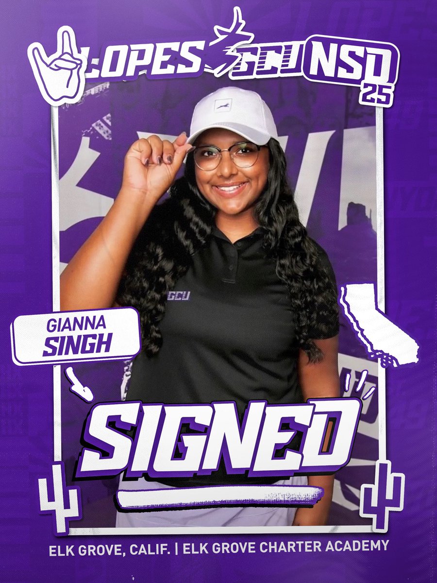 Welcome to Grand Canyon, Gianna Singh! 🙌💜

So excited for you to join the squad in Phoenix next season 👏