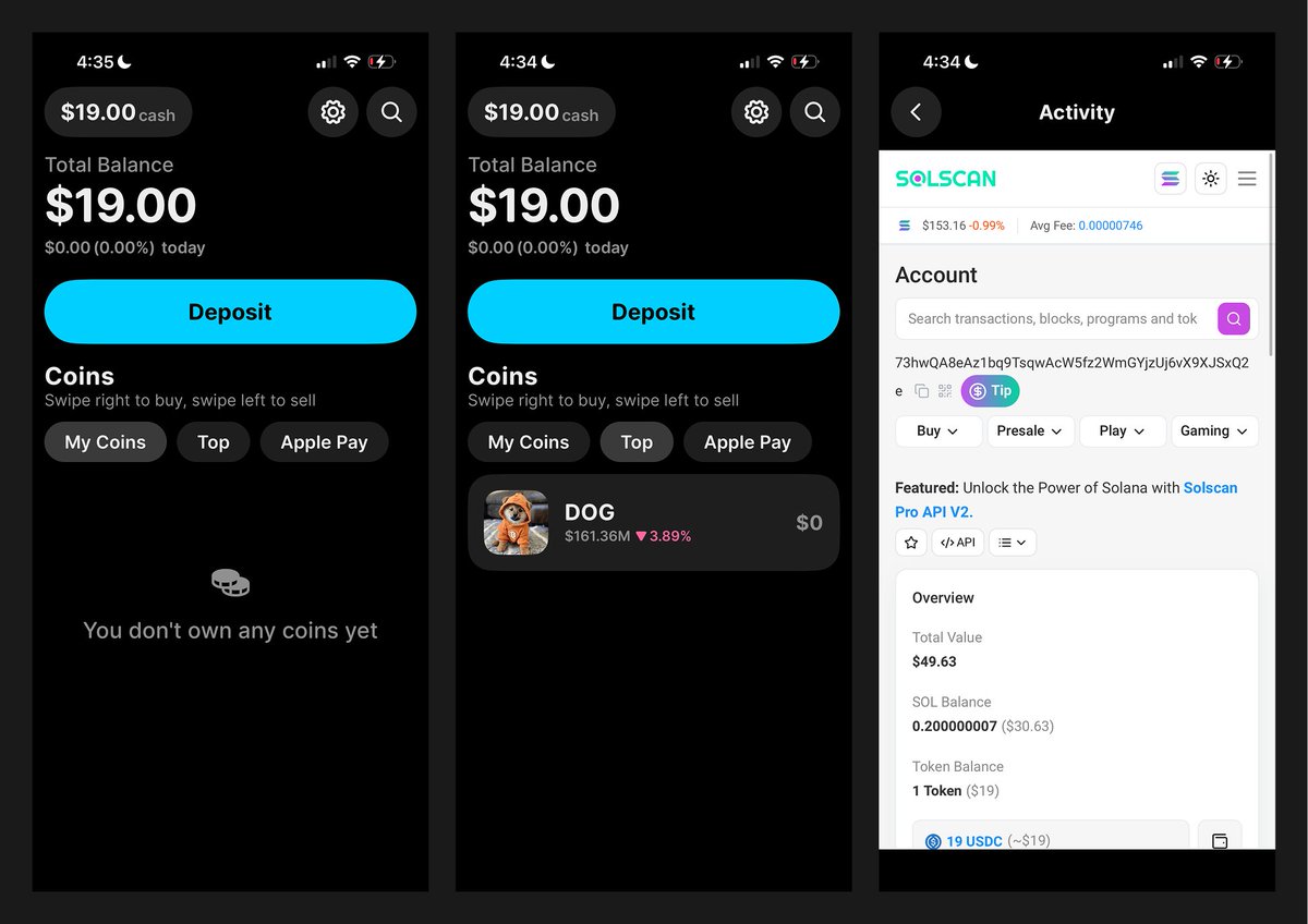 alexworkmode's tweet image. sol does not display @ZapApp