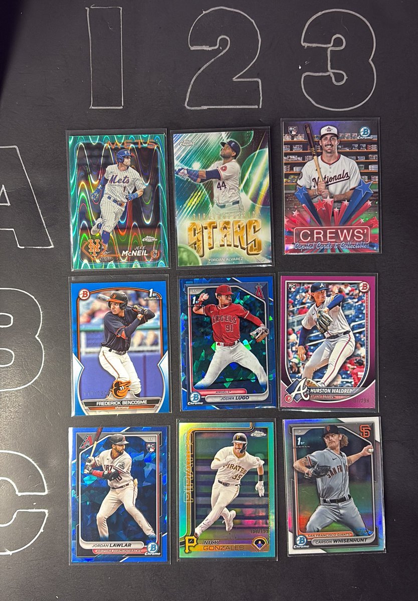 phillycardboard's tweet image. $3 Each

McNeil /199
Bencosme /150
Waldrep /299
Gonzales /199
Whisenhunt /499

#PCstacks
Stack til FRIDAY - Check out anytime-
Shipping In bio