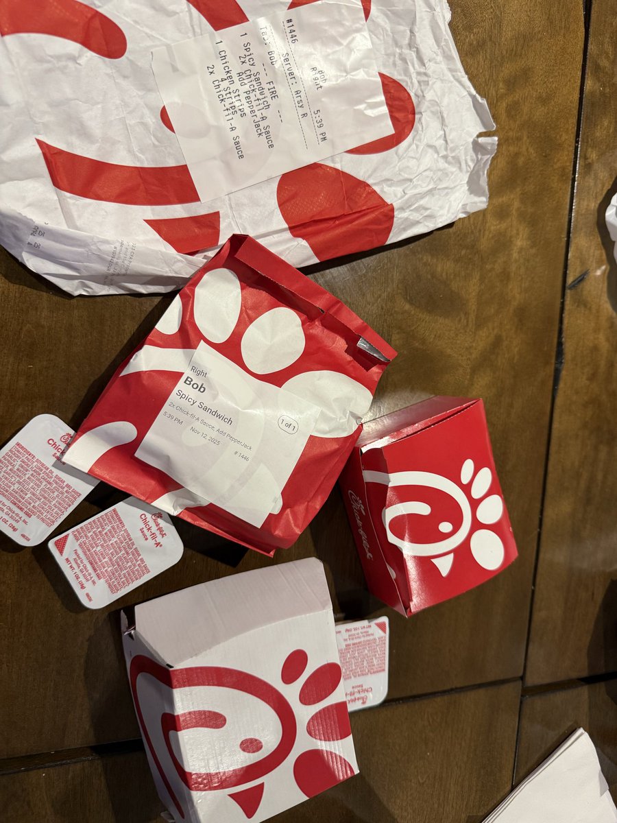 During our transit to Texas I got to use my cryptography alter ego, Bob, in a Chick-fil-A!

But I think they might’ve misheard me: 

- “My name is Bob”
- “Bob, right?”
- “Yeah, right!”