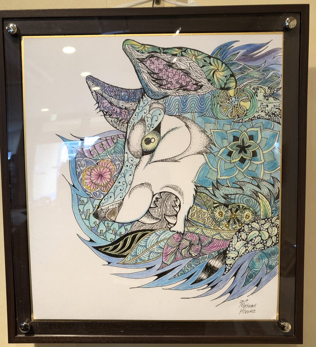 動物、特に犬や狼の作品を主にアナログで描いてます。(色鉛筆/アクリル